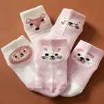5-pack Baby / Toddler / Kid Animal Solid Socks  image 3