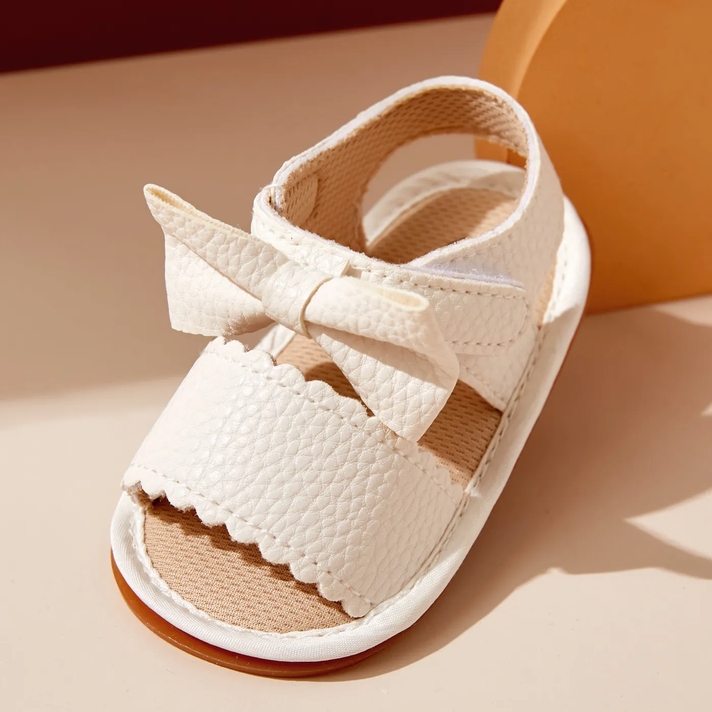 Neonato Ragazza Dolce Stampa fiocco Scarpe primi passi  image 2