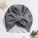 Baby / Toddler Solid Bowknot Hat Dark Grey