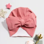 Baby / Toddler Solid Bowknot Hat Coral