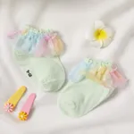 Baby / Toddler / Kid Mesh Flounced Socks Green