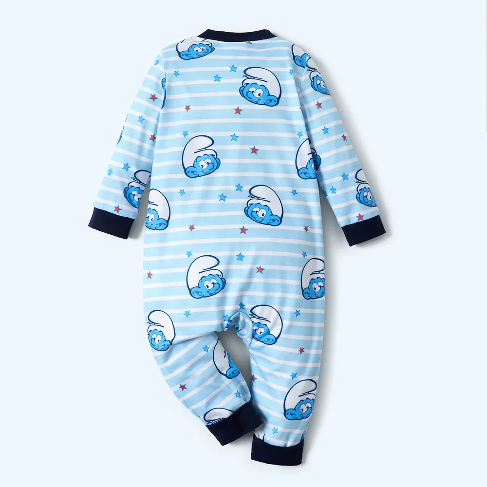 I Puffi Neonato Ragazzo Infantile Manica lunga Tute big image 2