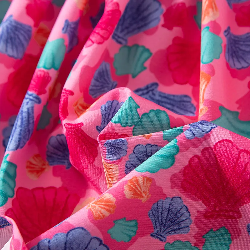 Baby Girl Allover Floral Print Puff Sleeve Dress   image 5