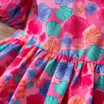 Baby Girl Allover Floral Print Puff Sleeve Dress   image 3