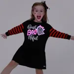 Go-Glow Illuminating Sweatshirt Dress with Light Up Print and Letters Including Controller (Built-In Battery)  image 4