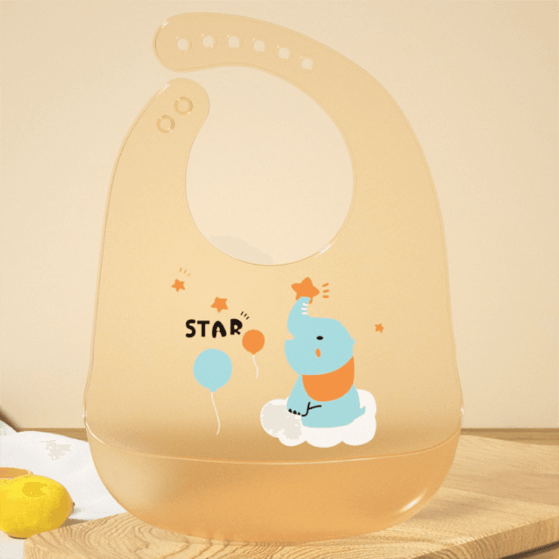 

Waterproof Silicone Baby Bib - Preventing Stains and Spills during Mealtime