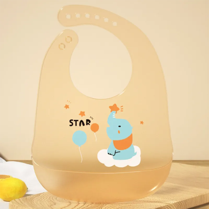 

Waterproof Silicone Baby Bib - Preventing Stains and Spills during Mealtime