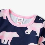 Christmas Family Matching Bear Print Long-sleeve Pajamas Sets(Flame resistant)  image 3