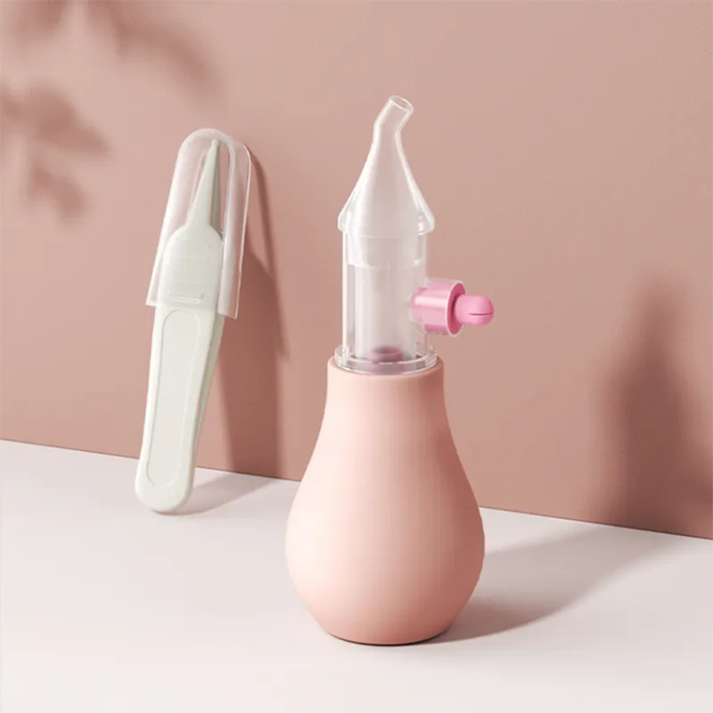 Baby Nasal Aspirator - Infant Nasal Suction Cleaner for Clearing Mucus and Boogers Pink big image 1