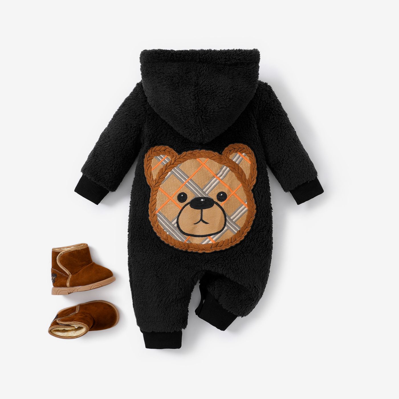 

Baby Girl/Boy Childlike Animal Pattern Thick Long Sleeve Jumpsuit