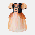 Go-Glow Halloween Illuminating Pumpkin Dress with Light Up Skirt Including Controller (Built-In Battery) Orange image 3