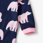 Christmas Family Matching Bear Print Long-sleeve Pajamas Sets(Flame resistant)  image 4