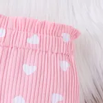 3PCS Baby Girl Hyper-Tactile Bear Pattern Sweet Set Pink image 4