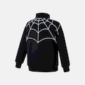 Go-Glow Illuminating Jacket with Light Up Embroidered Spider Web Including Controller (Built-In Battery) Black image 3