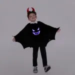Go-Glow Halloween Illuminating Black Cape with Light Up Demon Face Including Controller (Built-In Battery)  image 4