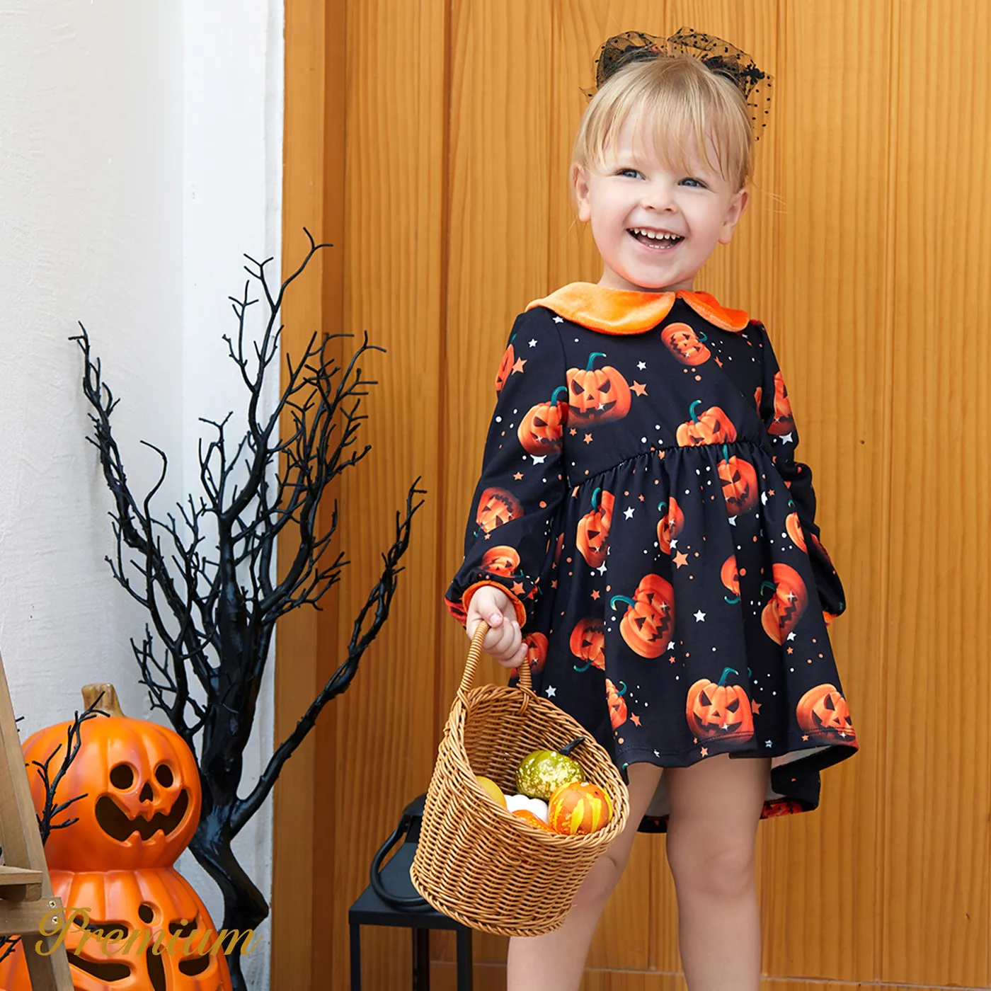 Baby Girl Halloween Elegant Dress