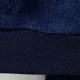 2pcs Baby Cartoon Animal Embroidered Long-sleeve Velvet Pullover Set Royal Blue
