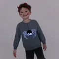 Go-Glow Illuminating Sweatshirt with Light Up Spider Including Controller (Built-In Battery) WARMGREY image 5