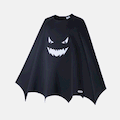 Go-Glow Halloween Illuminating Black Cape with Light Up Demon Face Including Controller (Built-In Battery) BlackandWhite image 3
