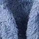 طفل فتاة / فتى الأساسية بلون الصوف القطبي معطف مقنع رمادي مزرق