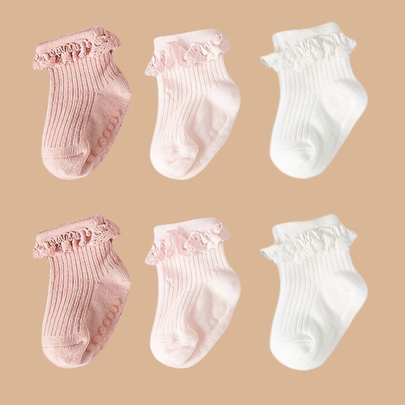 Lace ruffle socks for best sale baby girl