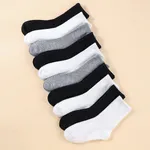10-pack Toddler/kids Basic mid-calf socks MultiColour image 2