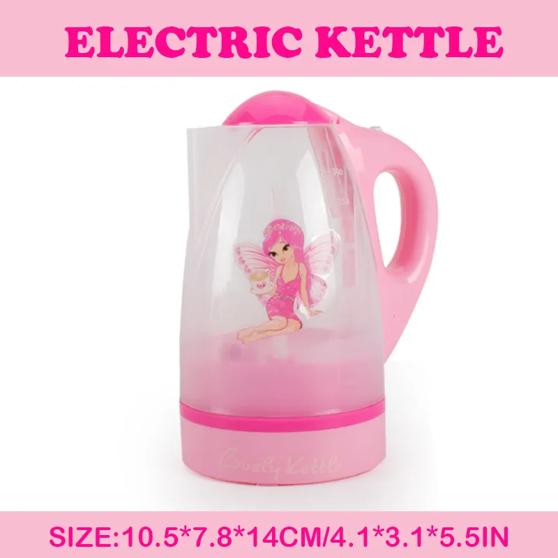 Mini Kitchen Set para Meninas: Mini Eletrodomésticos para Role-Play Feminino rosa branco image 3
