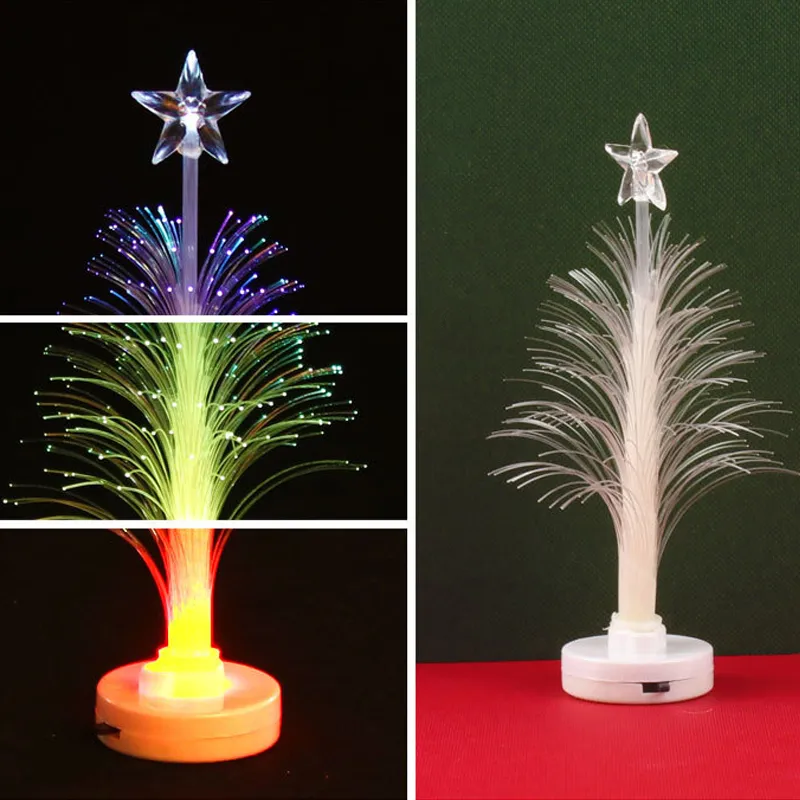 Decorazione dell'albero di Natale in fibra ottica a LED con imballaggio casuale  Colore-A big image 1