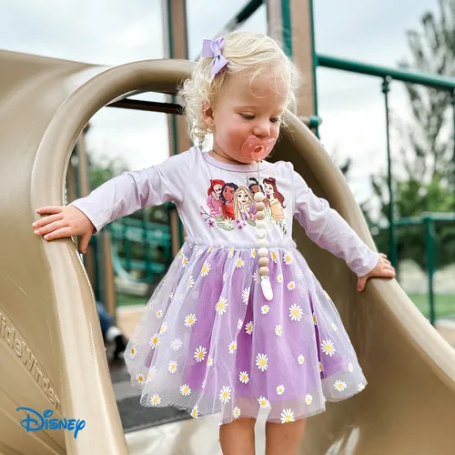 Disney Princess Criança Menina Saia de várias camadas Infantil Vestidos
