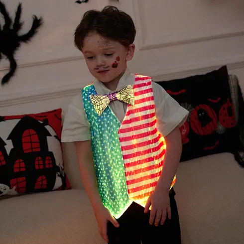Go-Glow Light Up Contrast Vest Including Controller (Battery Inside) Red/White big image 5