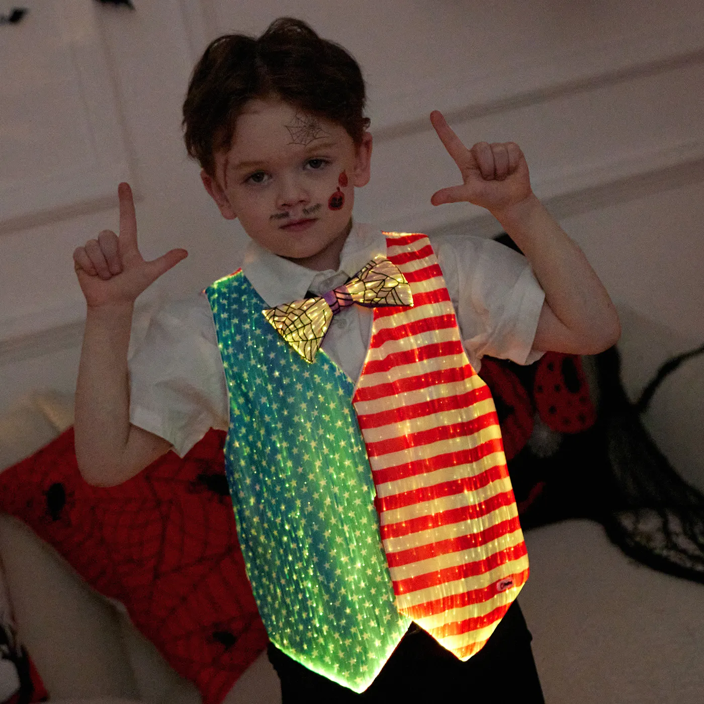 Go-Glow Light Up Contrast Vest Including Controller (Battery Inside)