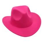 Chapéus Clássicos para Crianças e Conjunto de Lenços Rosa Quente