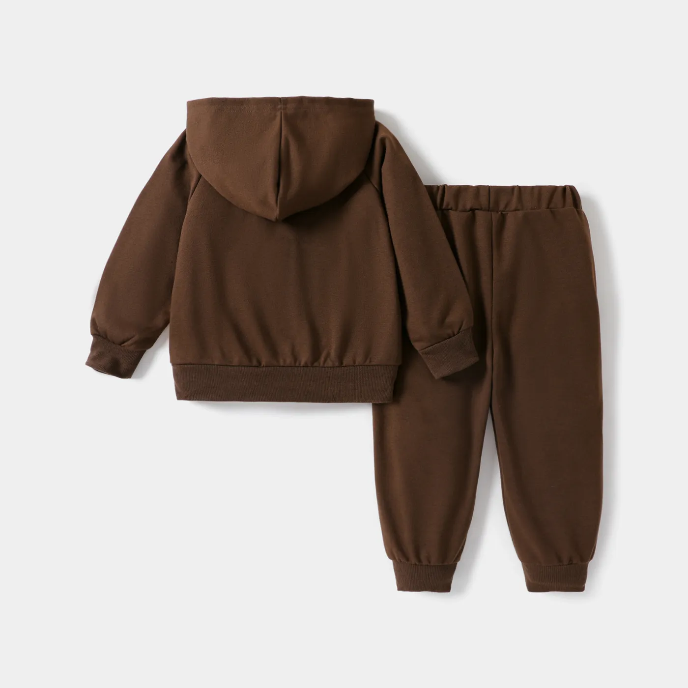 2pcs Toddler Boy Thanksgiving Childlike Style Set Brown image 5