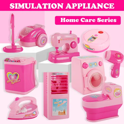 Childlike Solid Color Playing House Toy Set for Girls