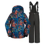 2PCS Kid Boy/Girl Windproof Waterproof Winter Ski Jacket & Pants Set Snow Suit Blue