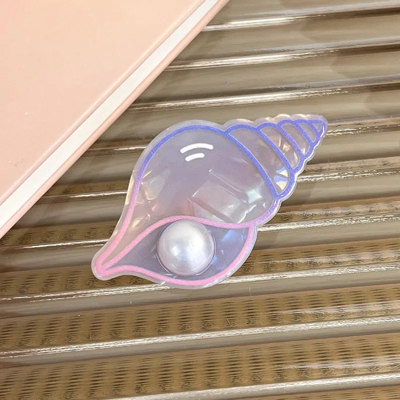 Adult/Children likes Symphony starfish pearl shell delicate hair clip Purple