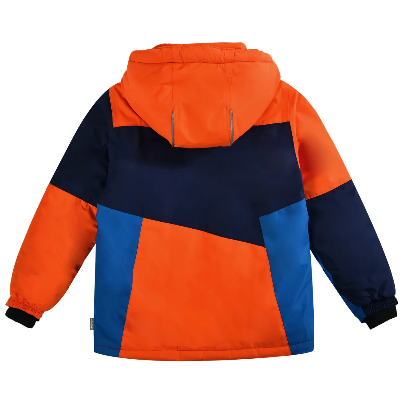 2PCS Kid Boy/Girl Windproof Waterproof Winter Ski Jacket & Pants Set Snow Suit Orange big image 1