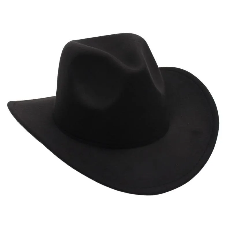 Kids Classic Solid color simple fashion jazz hat