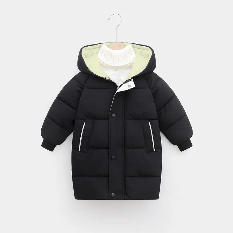 Toddler/Kid Boy/Girl Hooded Button Design Cotton-Padded Coat