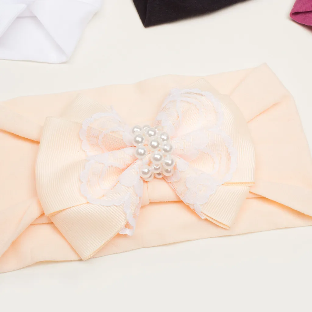 Bandeau Sweet Fashion bow pour bébé/tout-petit Abricot big image 1