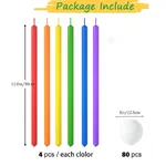 DIY Birthday Party and Holiday Party Rainbow Balloon Set 104 Pieces  image 2