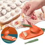 Dumpling Wrapper Mold Set with Dumpling Maker Orange image 6