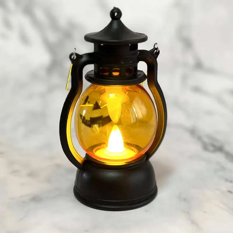 Halloween Oil Lamp Portable Pumpkin Lantern Skull Home Decoration big image 7