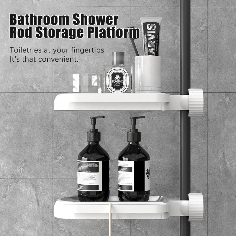 Single Faucet Storage Shelf for Dishwashing, Vegetables Cleaning, and Bathroom