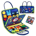Felt Learning Board for Children - Educational and Puzzle Toy with Dressing and Busy Board, Perfect Birthday and Christmas Gift for Kids  image 2