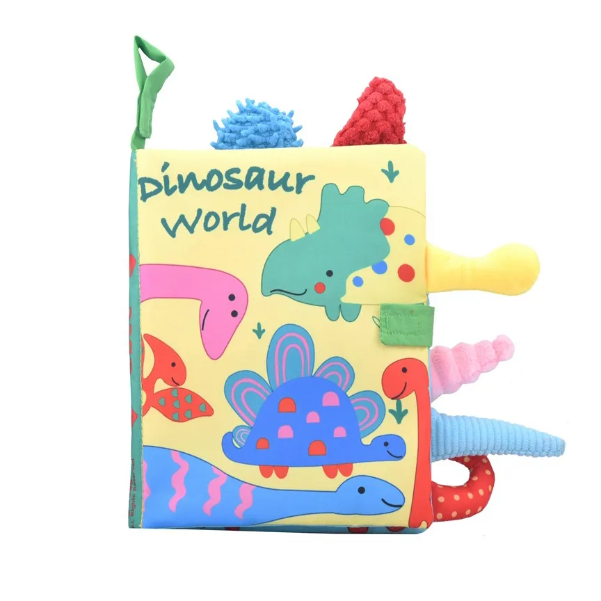 Tear-Proof 3D Cloth Books for Early Learning and Infant Playtime Yellow