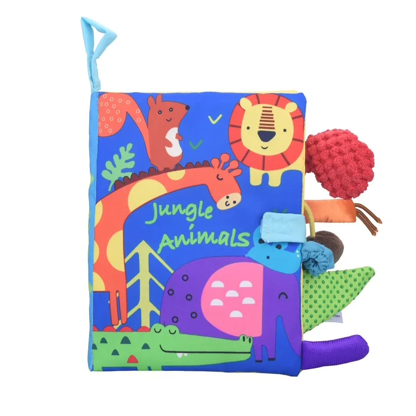 Tear-Proof 3D Cloth Books for Early Learning and Infant Playtime Red big image 1