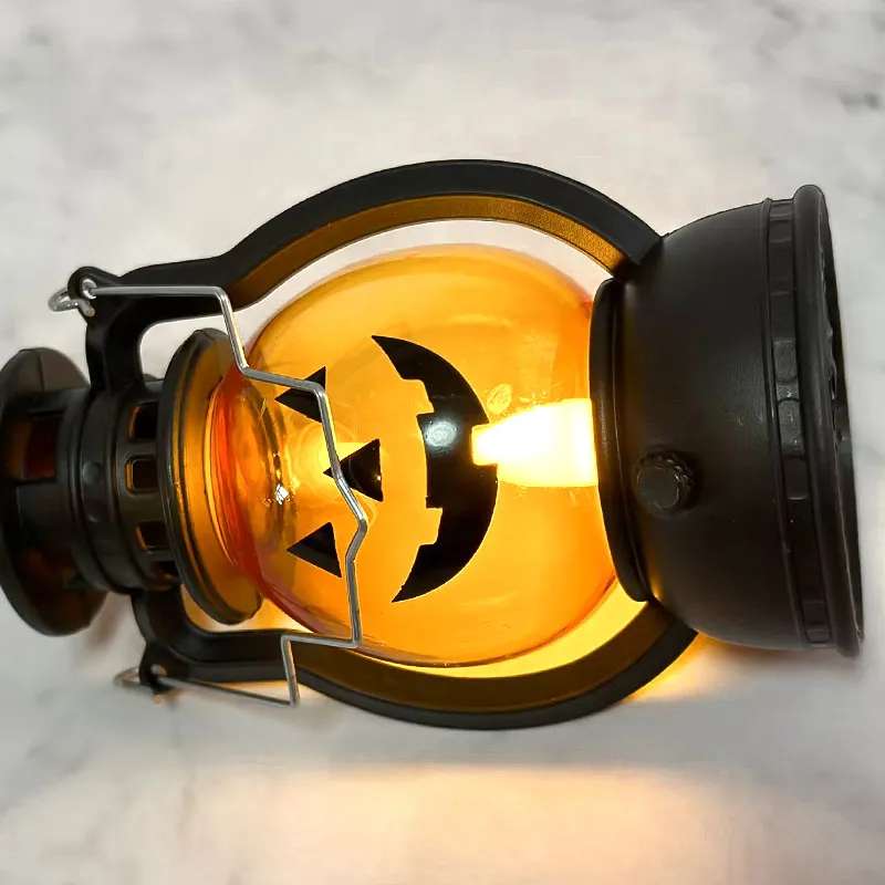 Halloween Oil Lamp Portable Pumpkin Lantern Skull Home Decoration big image 8