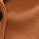 Toddler Girl/Boy Lapel Collar Double Breasted Coat Khaki