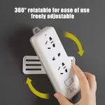 Universal Traceless Wall-mounted Storage Power Strip Holder for Single Unit  image 5